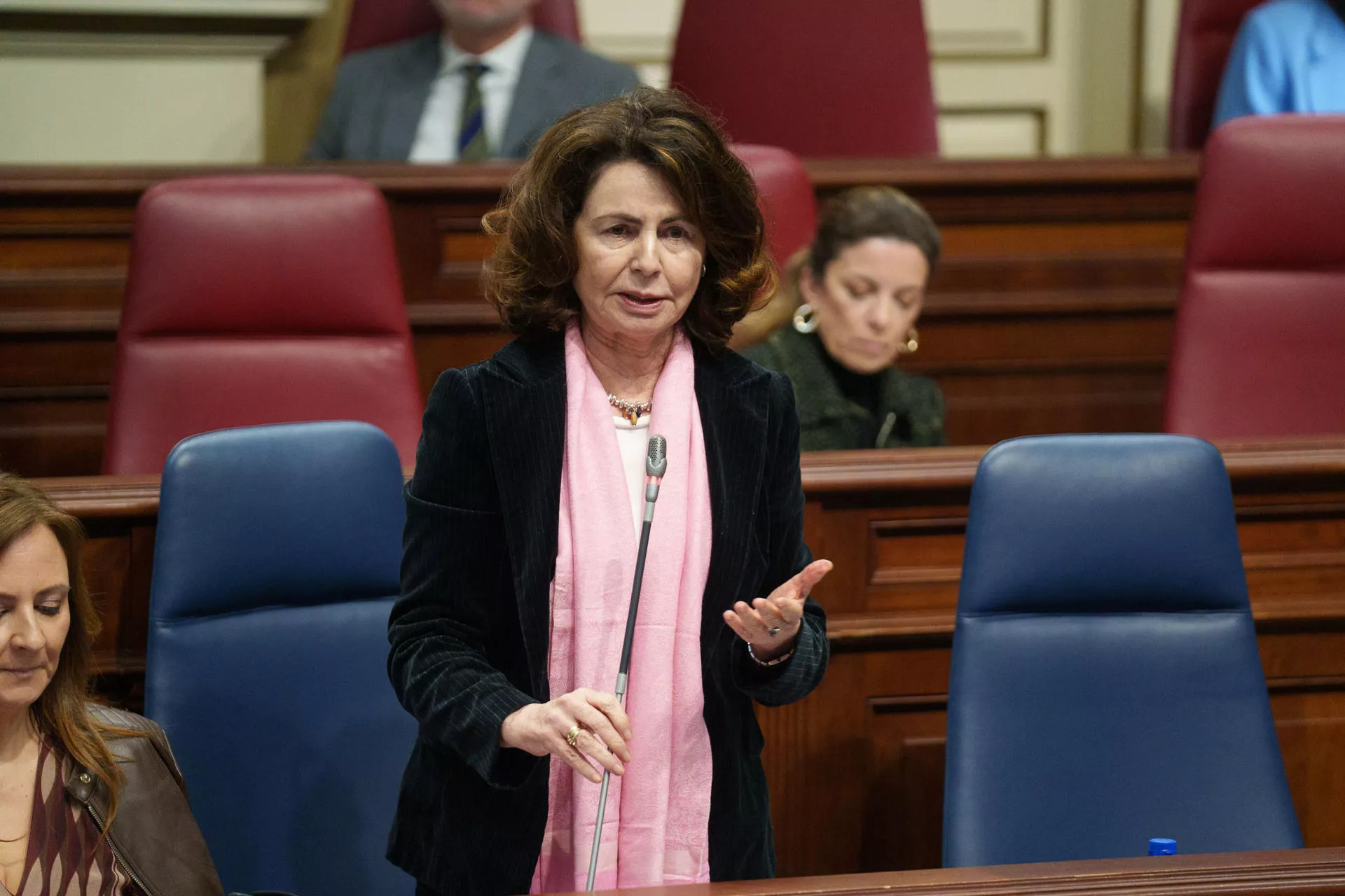 La consejera de Hacienda y Relaciones con la Unión Europea del Gobierno de Canarias, Matilde Asián. / RAMÓN DE LA ROCHA-EFE