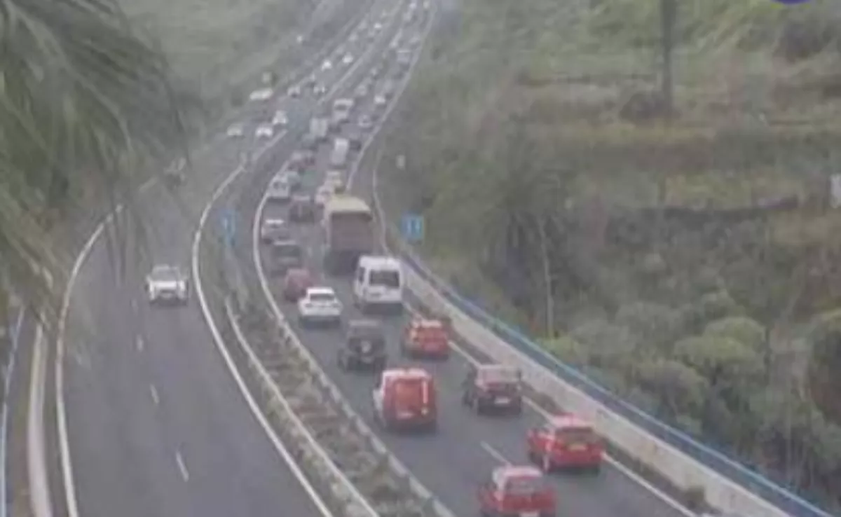 Accidente en la TF-5. / CABILDO DE TENERIFE