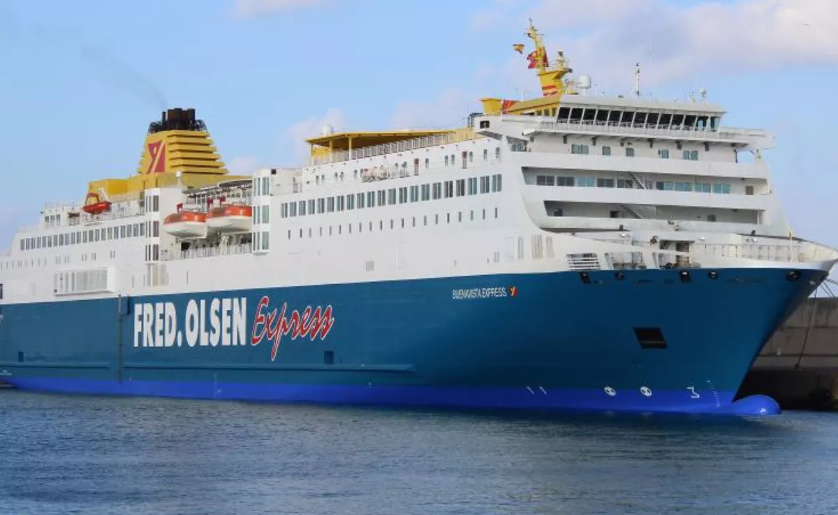 El 'Buenavista Express', de Fred. Olsen, que cubre la ruta Canarias - Huelva. / ARCHIVO