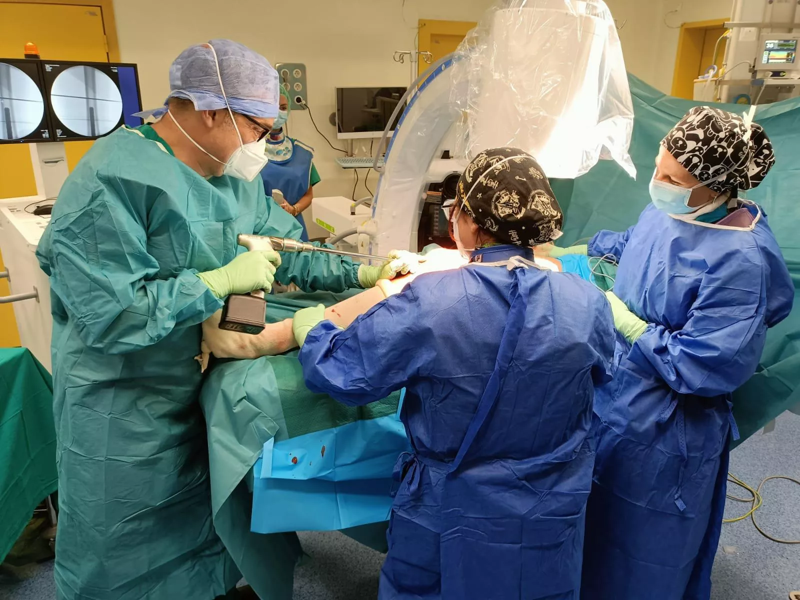 Momento de una operación. / GOBIERNO DE CANARIAS