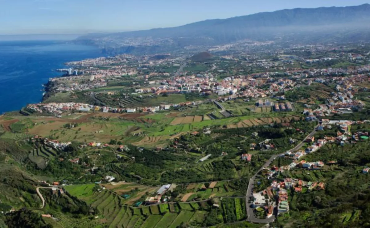 Imagen aérea del municipio de Los Realejos, en Tenerife. / AYUNTAMIENTO DE LOS REALEJOS