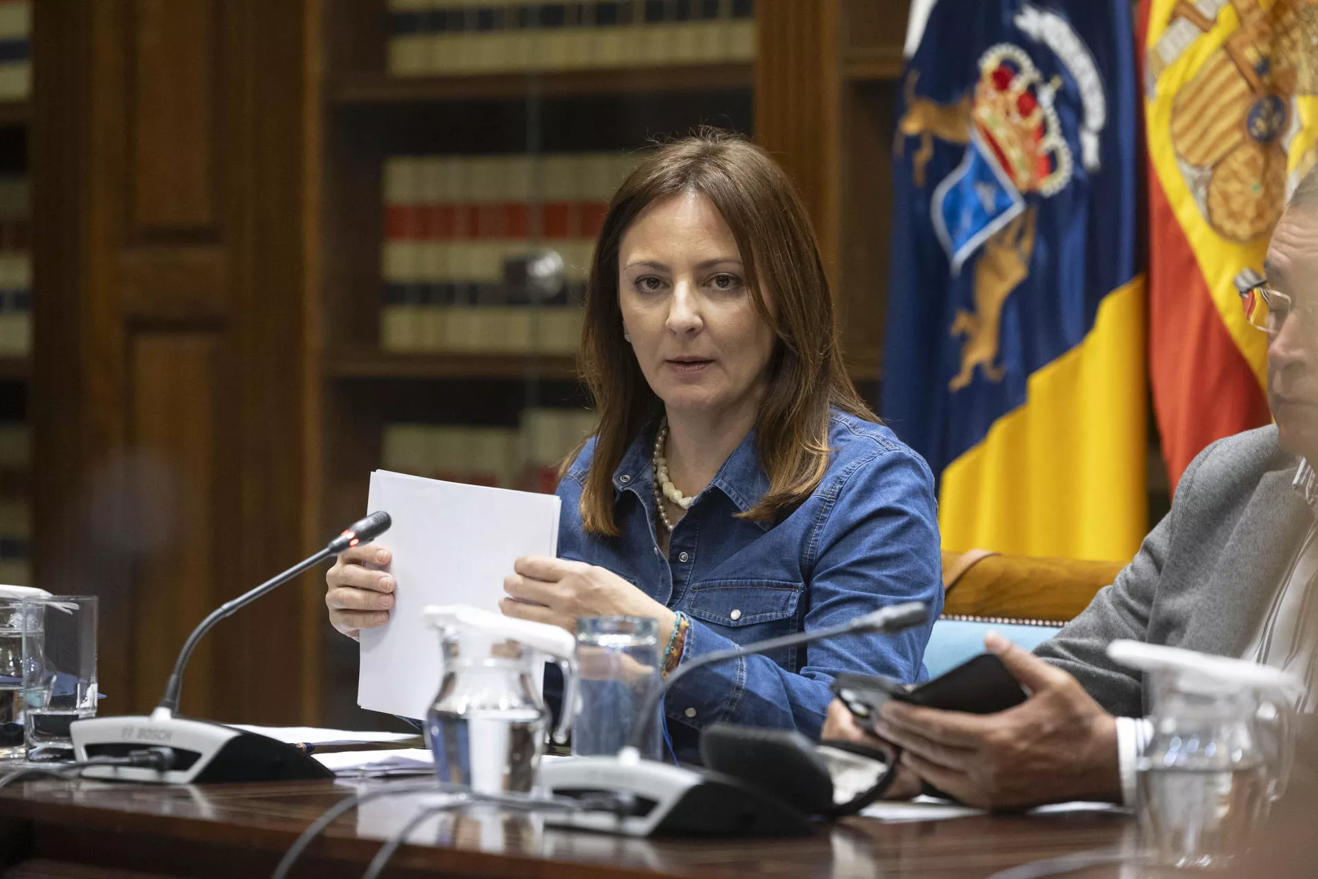 La consejera de Presidencia del Gobierno de Canarias, Nieves Lady Barreto. / EFE - MIGUEL BARRETO