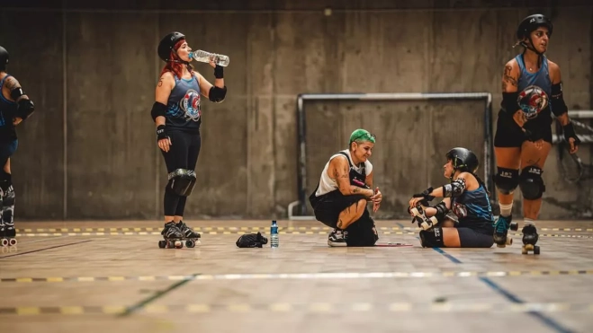 Jugadoras de Las Palmas Roller Derby / NESTOR.MLPICS