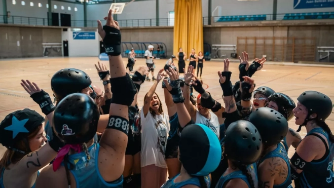 Jugadoras de Las Palmas Roller Derby / CEDIDA