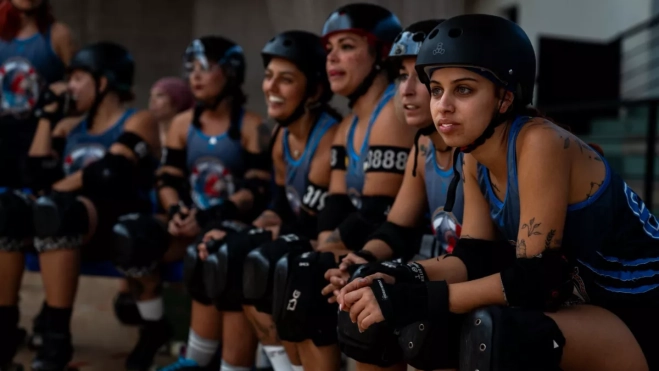 Jugadoras de Las Palmas Roller Derby / CEDIDA
