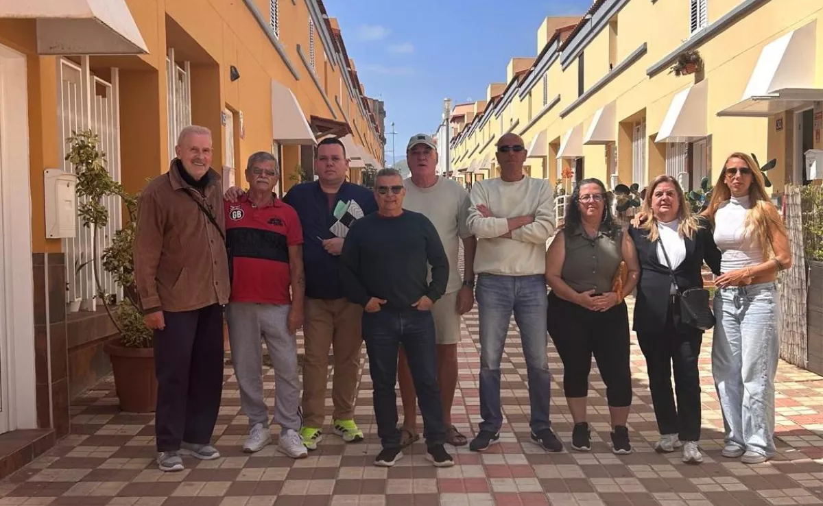 Imagen de algunos de los vecinos de Lomo Los Frailes / CEDIDA