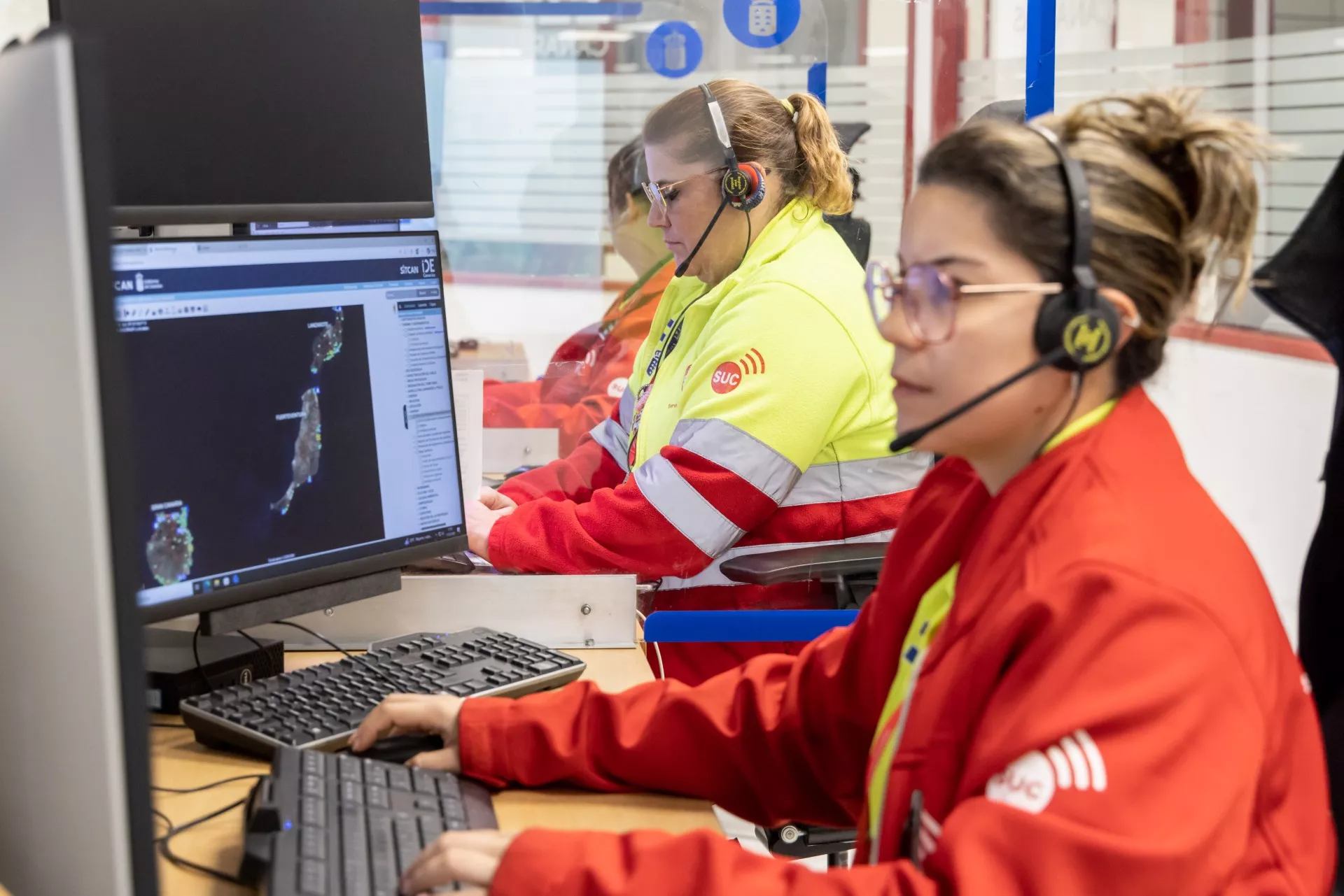Trabajadoras del Servicio de Urgencia de Canarias. / 112 CANARIAS