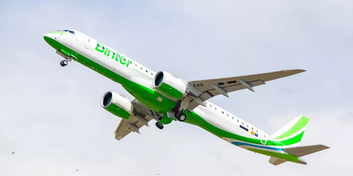 Imagen de un avión de Binter / BINTER