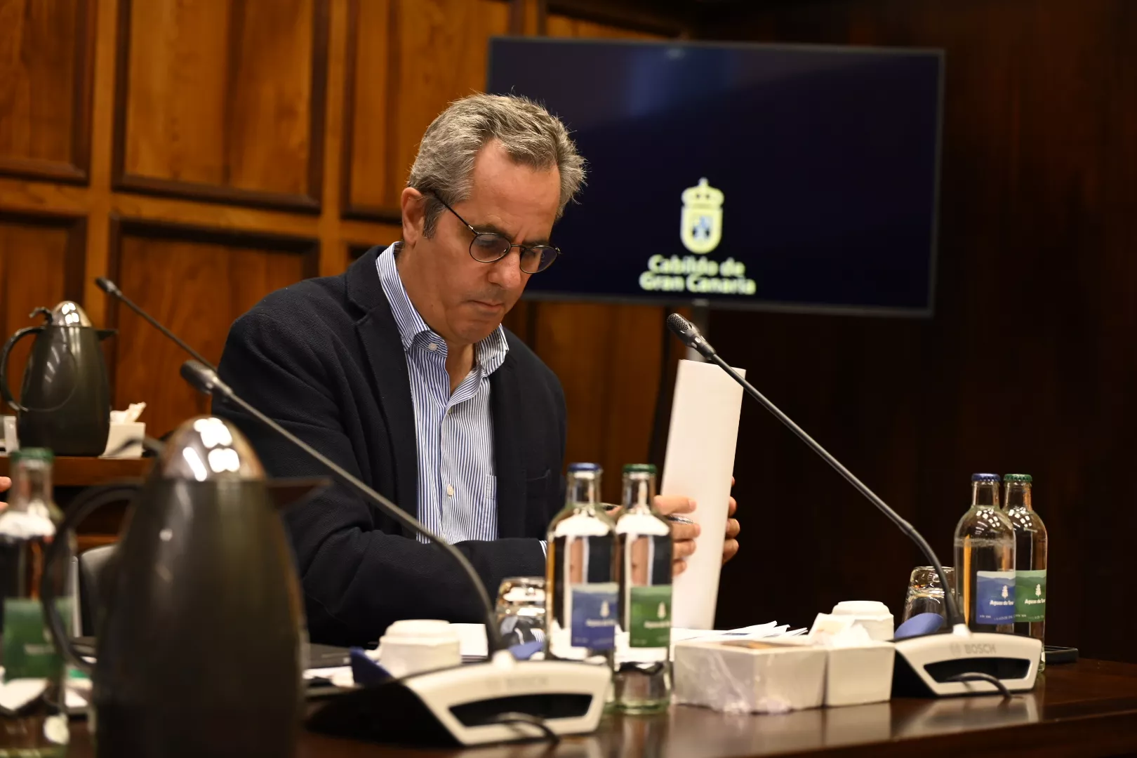 El portavoz del PP en el Cabildo de Gran Canaria, Miguel Jorge. AH