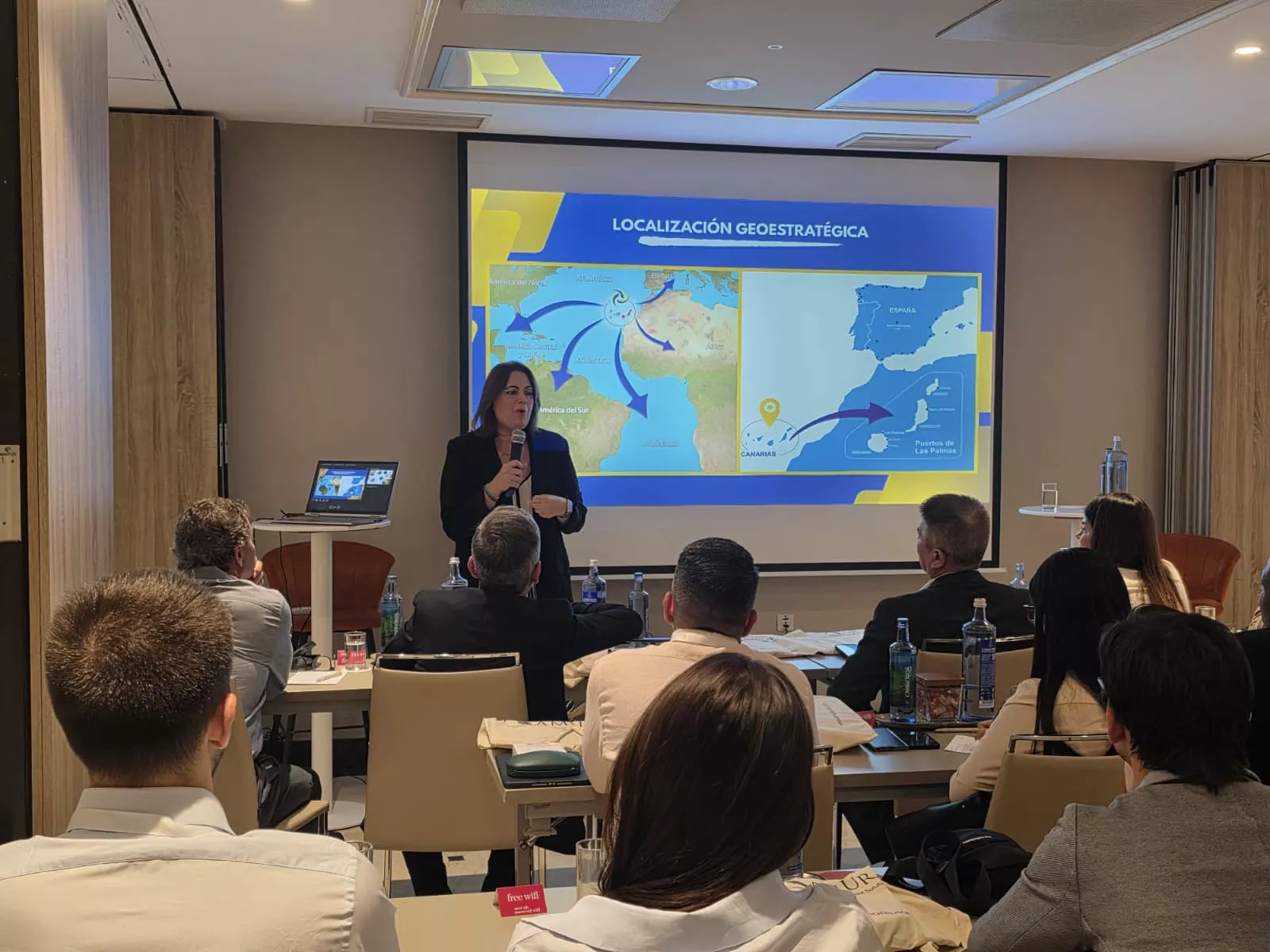 Puertos de Las Palmas se promociona en América Latina para captar nuevos tráficos. AH