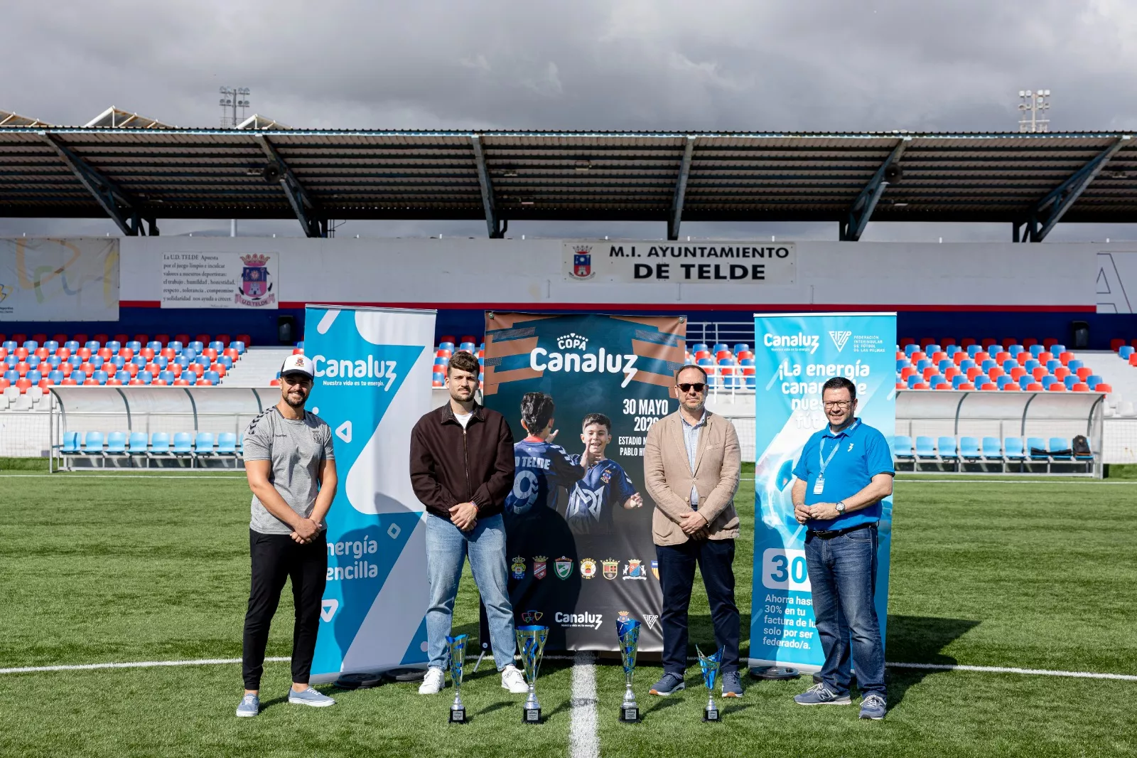 Telde acoge la Copa Canaluz el Día de Canarias con 10 equipos de fútbol base. CEDIDA