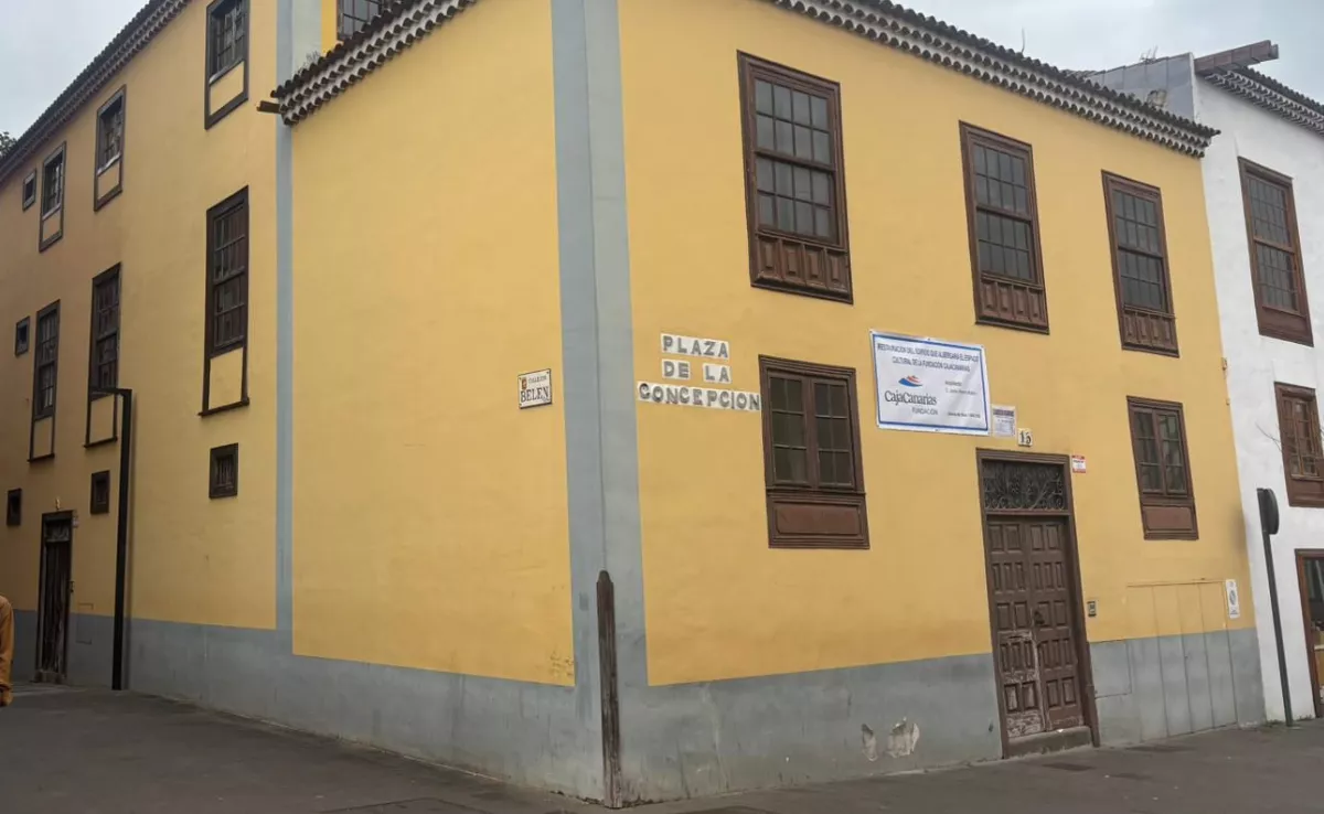 Vivienda que se va a rehabilitar en La Laguna para un espacio cultural. / CEDIDA