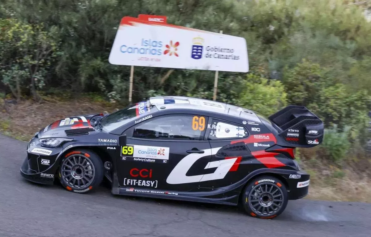 Un vehículo del Rally Islas Canarias 2025. ARCHIVO EFE