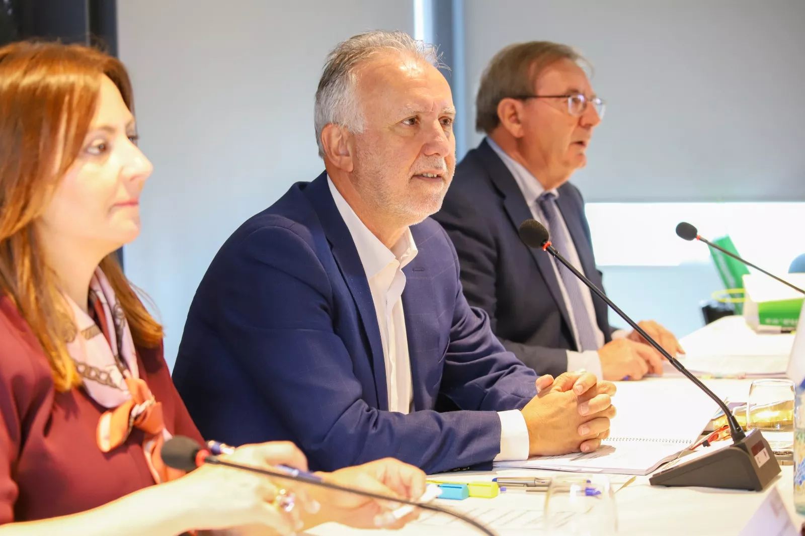 El ministro Ángel Víctor Torres presidiendo el Consejo Territorial en La Palma. / DELEGACIÓN DEL GOBIERNO