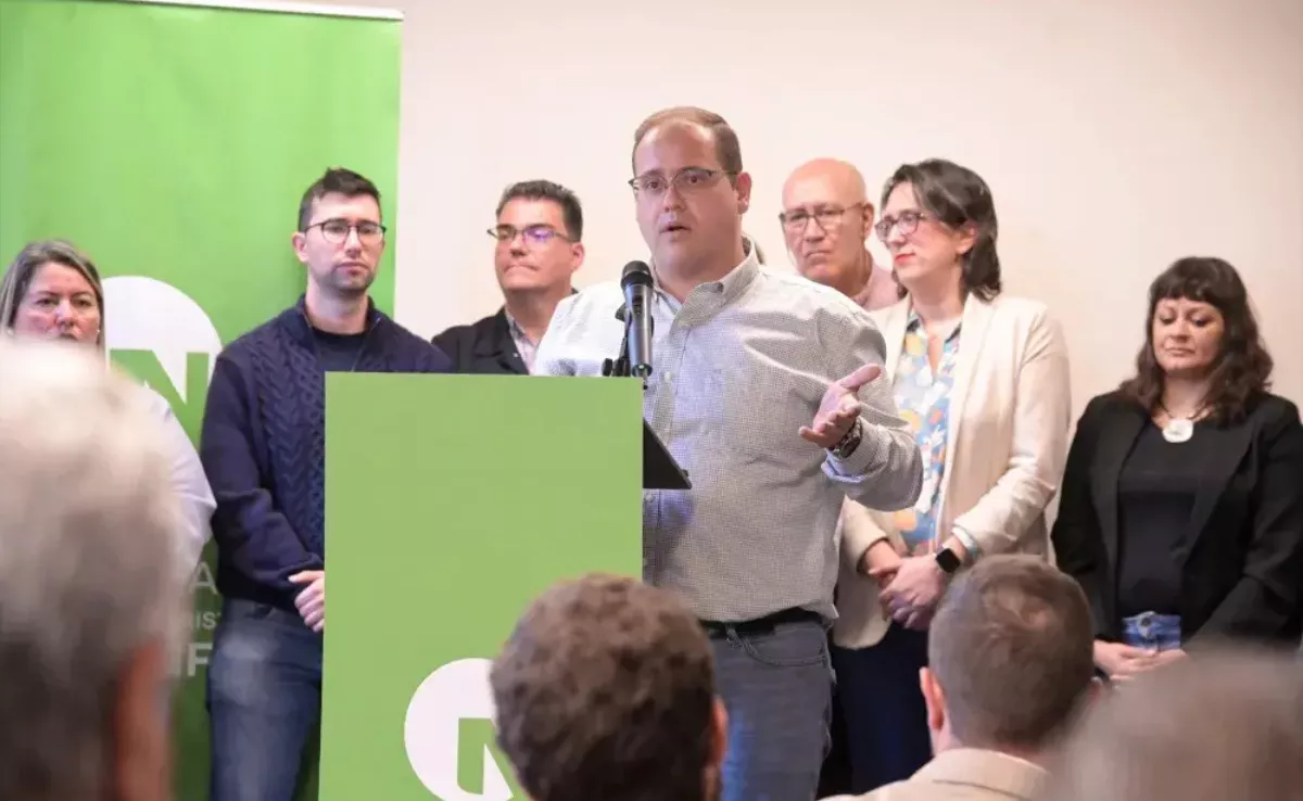 Juan Daniel Fajardo, nuevo secretario insular de  Nueva Canarias-Bloque Canarista en Tenerife. / NC