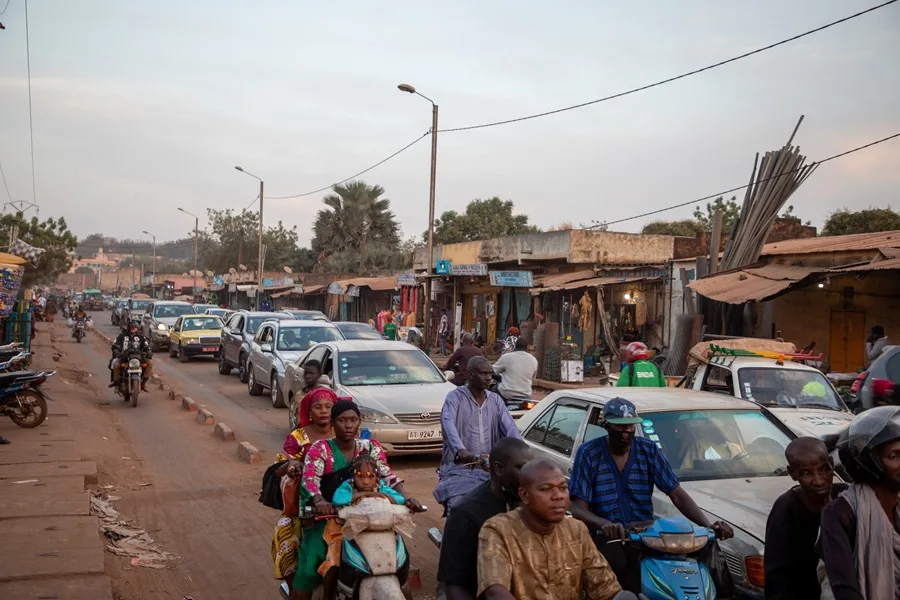 Imagen de archivo de una calle de Bamako, capital de Mali. / EFE-EPA-HADAMA DIAKITE