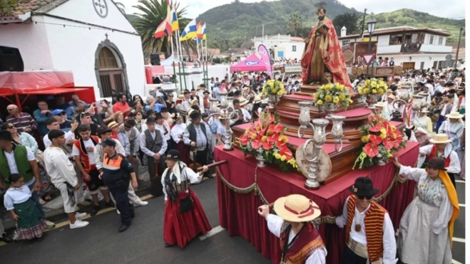 Otro momento de la romería de Tegueste. / AH