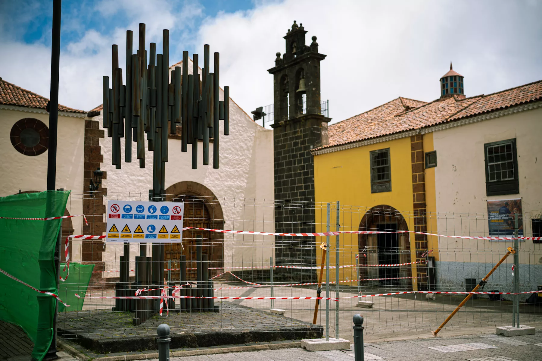  Comienzan las obras en la plaza de Santo Domingo de La Laguna para hacerlas accesibles./ CEDIDA