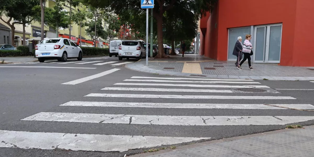 Imagen de las aceras en el barrio de Tamaraceite / AYUNTAMIENTO DE LAS PALMAS DE GRAN CANARIA
