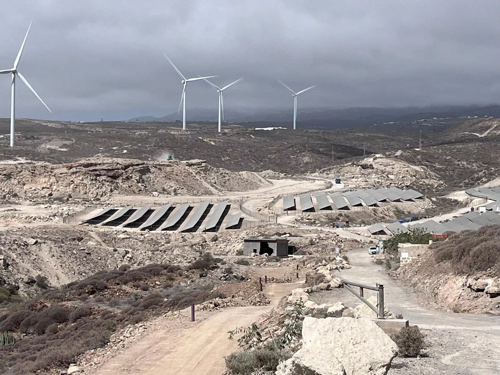 Eólica en el municipio de Arico, en Tenerife. / AYUNTAMIENTO DE ARICO