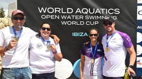 Equipo máster del CN Las Palmas. / AH