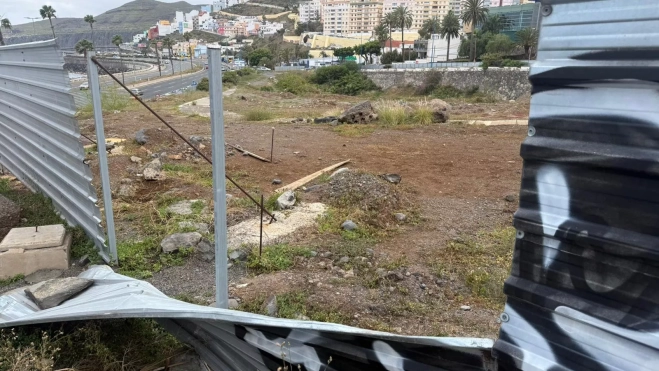 Estado actual del solar de la futura estación de Hoya de la Plata. CEDIDA