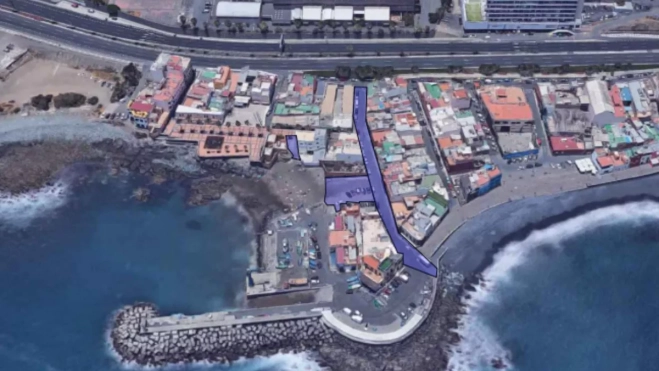 Mejoras del entorno y los accesos a la playa de La Puntilla en San Cristóbal. AH