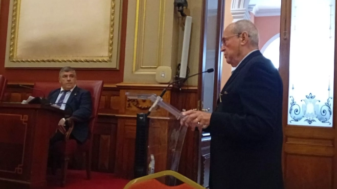 Carlos Castañosa, secretario de la Asociación para la protección del Viera y Clavijo