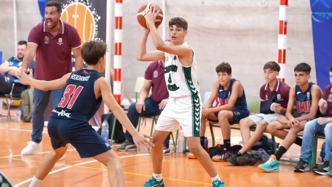 Imagen del partido entre el Canterbury y el EMB Candelaria. / FCB