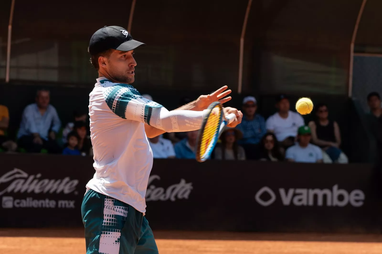 Iván Marrero en el Mexico City Open 2026, uno de los mejores Challenger del mundo, el pasado mes de abril./ CEDIDA
