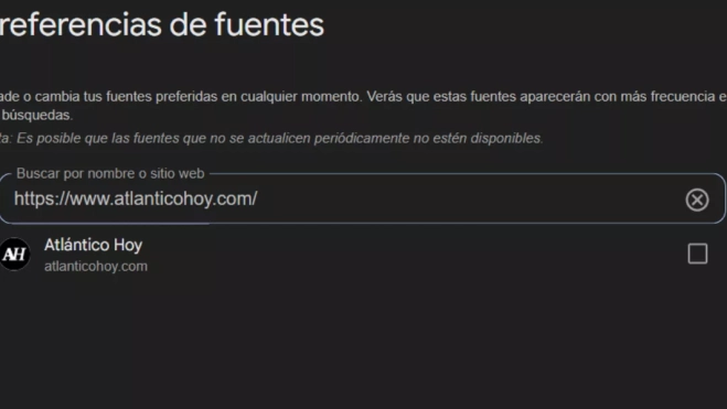 Así puedes añadir Atlántico Hoy a tus medios preferidos 7 GOOGLE