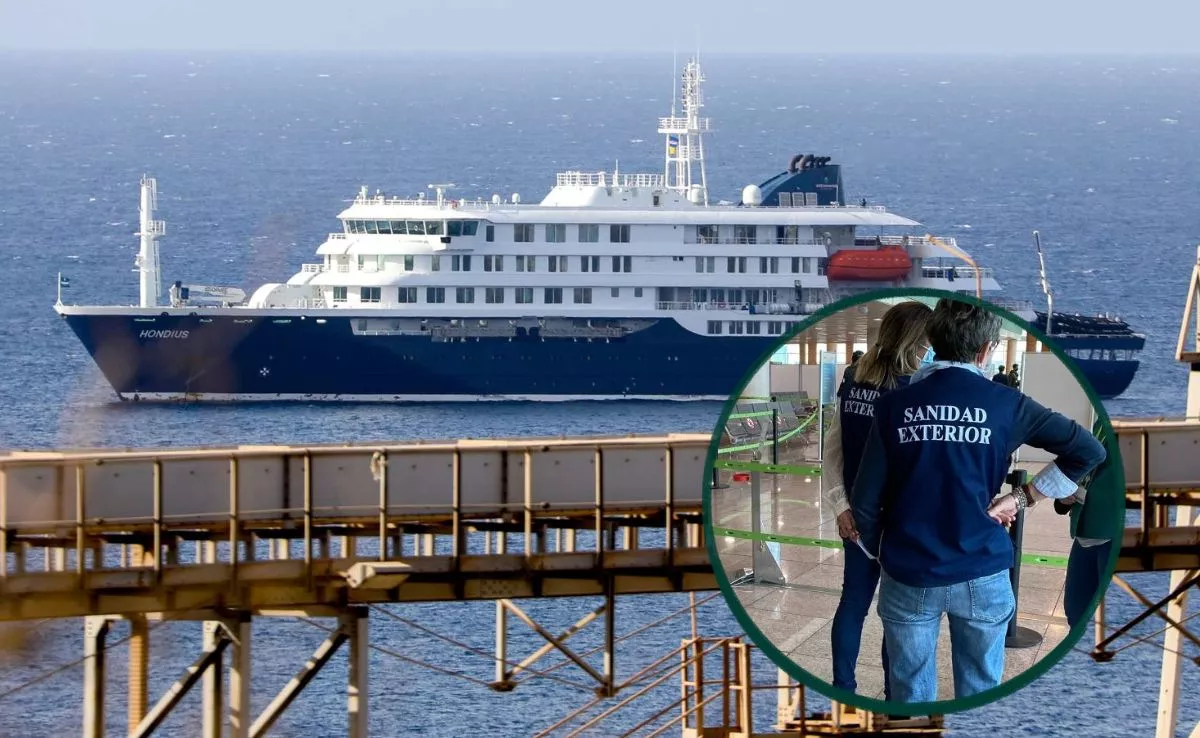 Crucero Mv Hondius y personal de Sanidad Exterior|MONTAJEAH