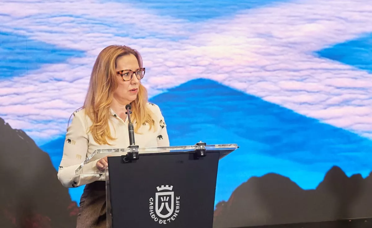 La presidenta del Cabildo de Tenerife, Rosa Dávila. / CABILDO DE TENERIFE