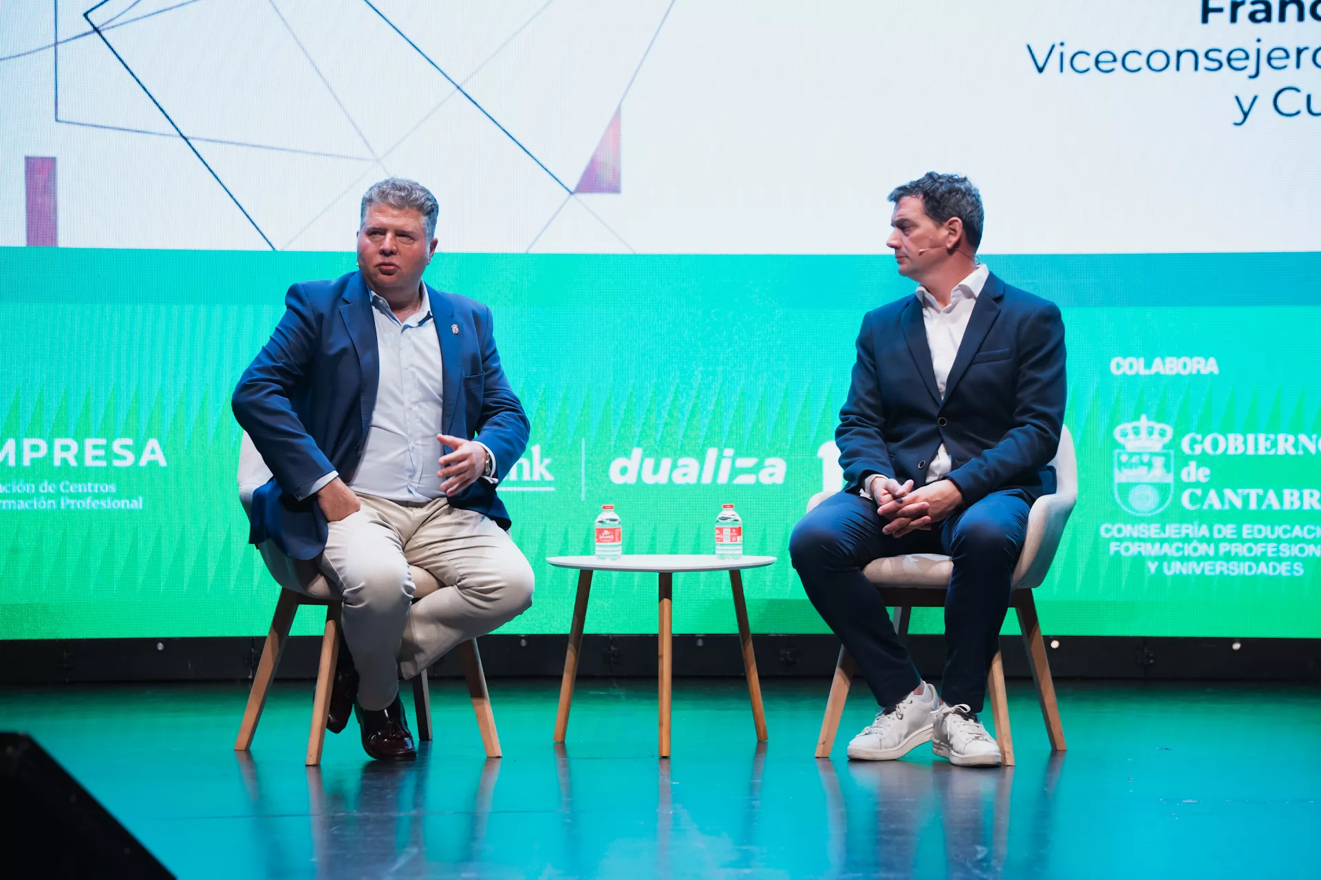 Francisco R. Machado, durante el congreso en Santander. AH