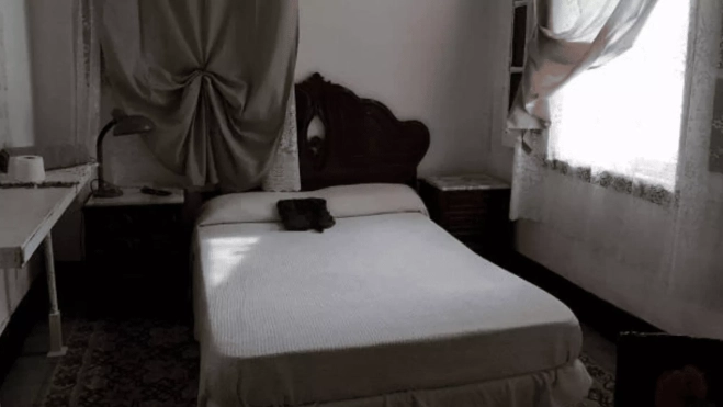 Una de las habitaciones de la pensión. / AH