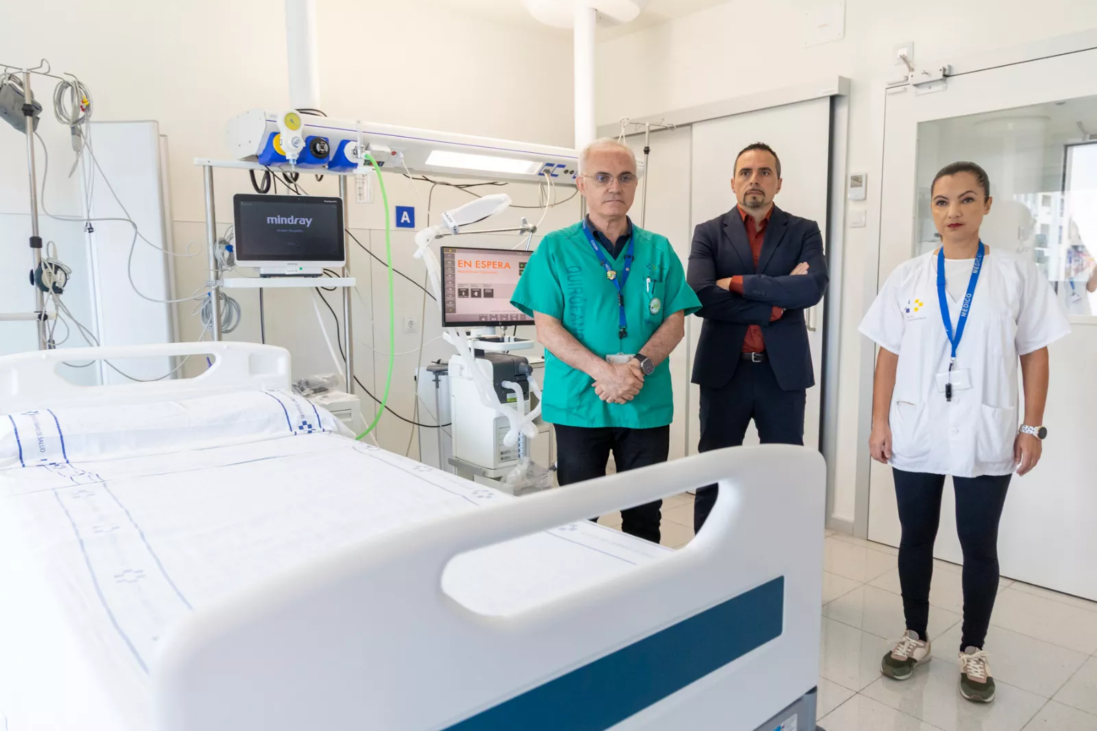 Adasat Goya visita la Unidad de Aislamiento y Tratamiento de Alto Nivel (UATAN) del Hospital Universitario Nuestra Señora de Candelaria