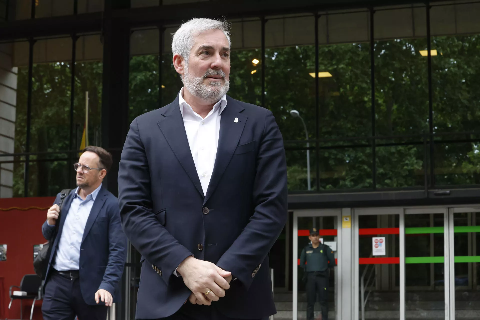 El presidente del Gobierno de Canarias, Fernando Clavijo, el pasado jueves en Madrid. / EFE - JAVIER LIZÓN