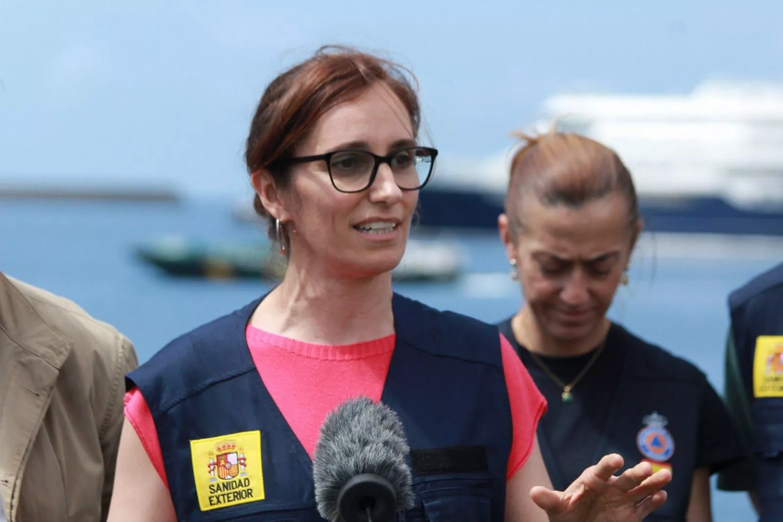 La ministra de Sanidad, Mónica García. / ÁLVARO OLIVER-AH