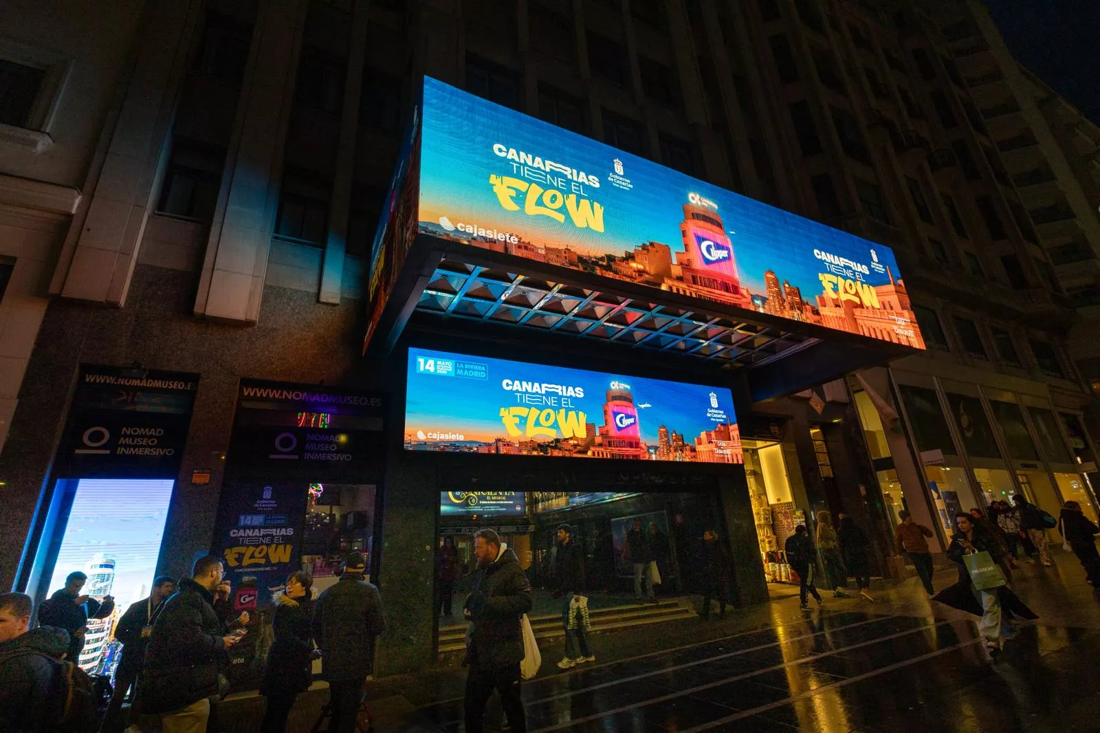 Cartel de Canarias Tiene el Flow en Madrid. / CEDIDA