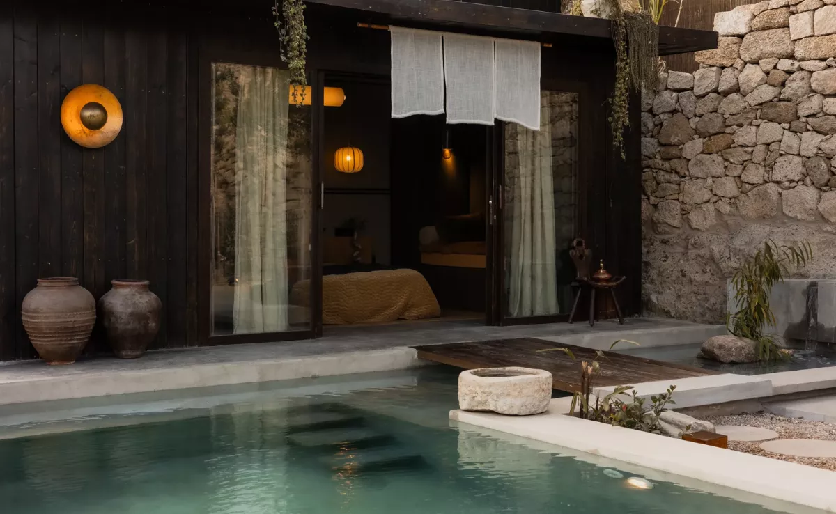 Imagen de una de las zonas de EcoHotel El Agua, en Tenerife / ECOHOTEL EL AGUA