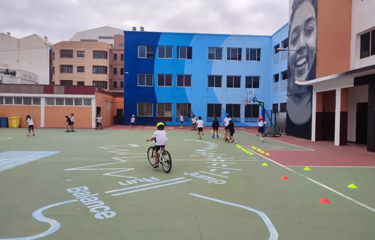 Imagen de archivo de una actividad realizada en el CEIP Fernando Guanarteme.