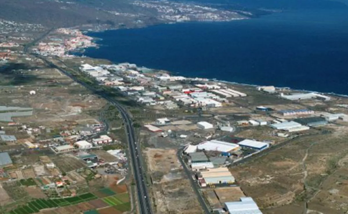 Vista aérea del polígono industrial del Valle de Güímar|POLGÜÍMAR