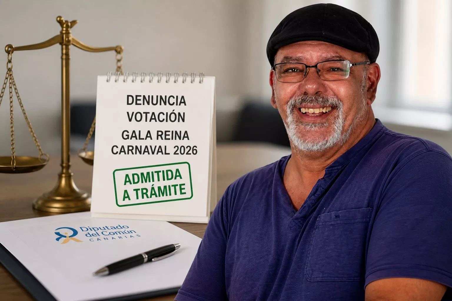El disenador Willy Jorge presenta cinco denuncias por el sistema de votacion en la Gala de la Reina del Carnaval 2026. / GRUPO ENMASCARADA