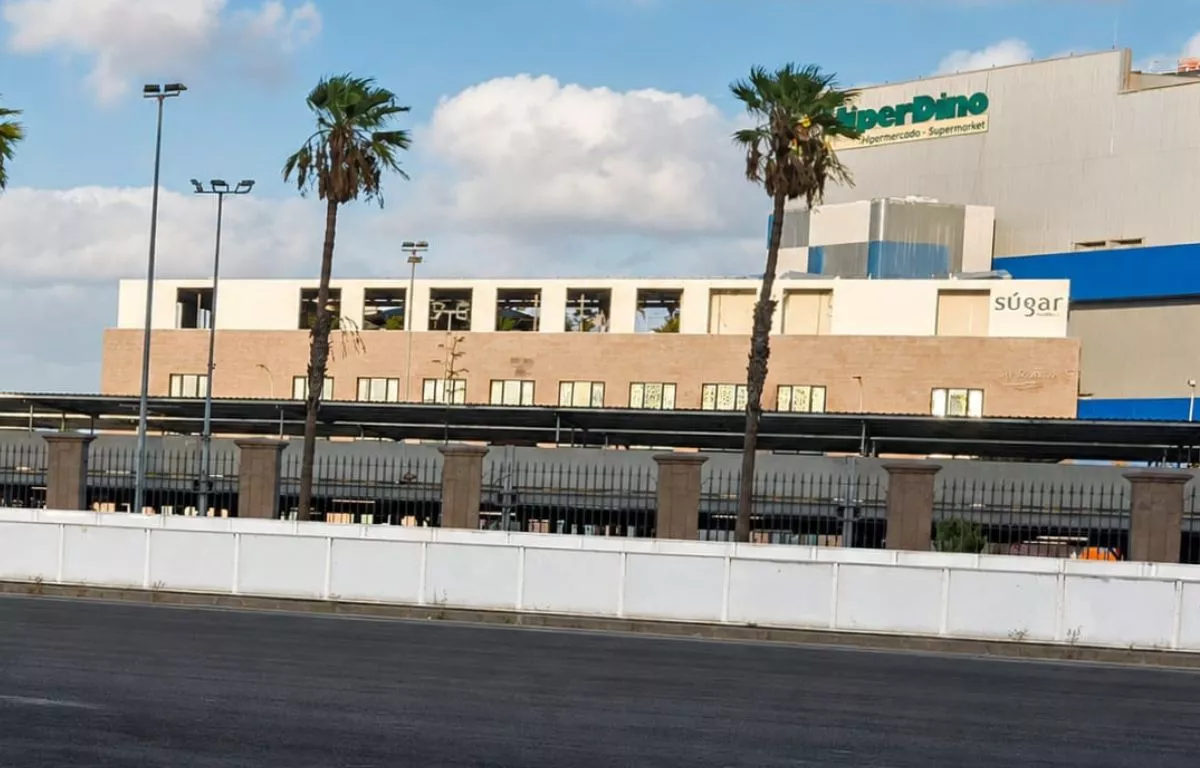 Vista exterior de la discoteca Sugar, que se inaugura este 15 de mayo en Las Palmas de Gran Canaria. AH