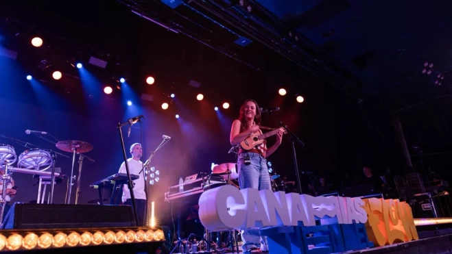 La timplista Julia Rodríguez en Canarias Tiene el Flow / ATLÁNTICO HOY - LUNA MOYA SILVA