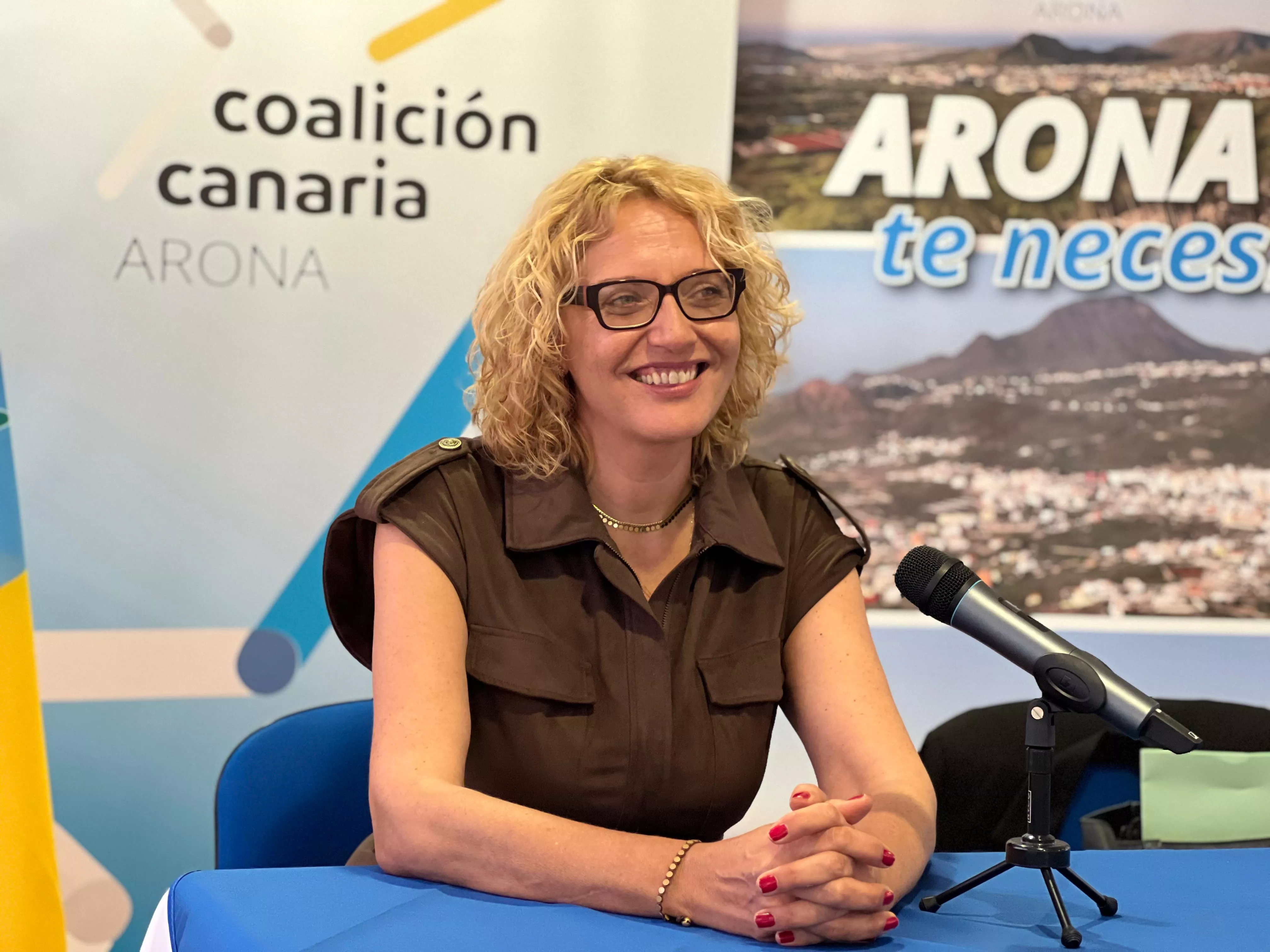 Clari Pérez, candidata de CC en Arona. CEDIDA