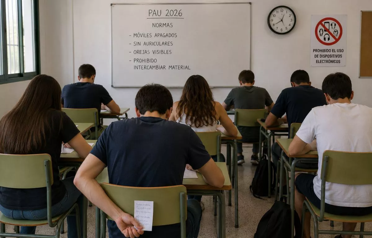 Canarias instalará detectores de radiofrecuencia en la PAU de junio para pillar 'chuletas' con relojes y pinganillos. AH