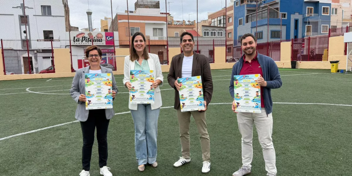 Imagen de la presentación de los campus deportivos en Las Palmas de Gran Canaria / AYUNTAMIENTO DE LAS PALMAS DE GRAN CANARIA