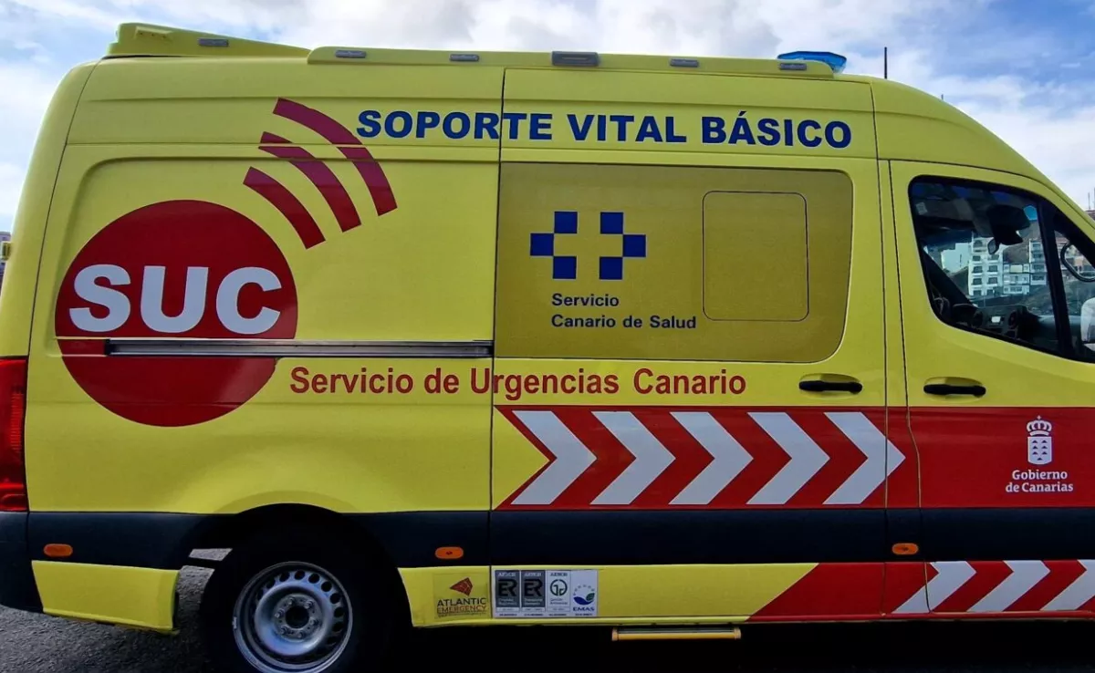 Imagen de una ambulancia de soporte vital básico. / GOBIERNO DE CANARIAS