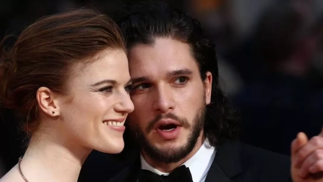 Imagen de Rose Leslie junto al actor Kit Harington / EFE Imagen de Rose Leslie junto al actor Kit Harington / EFE